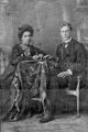 Лихаревская Лидия Леонидовна, 17.12.1885, дочь священника, Леонида Сергеевича, с мужем Покровским Ф.В., 1910 г.