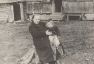 Гнедина Вера с внуком Сашей, 1958 г., Одинцово