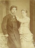 Волынский Александр Федорович с женой Смирновой Капитолиной Васильевной, 1883 год