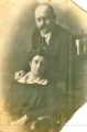 Липягова Елена Михайловна, выпускница РЕУ 1901 г., с мужем